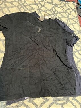 set f 3 med cotton scrub tops